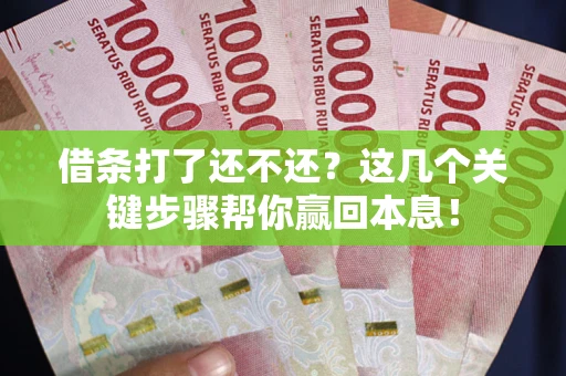 济南借条打了还不还？这几个关键步骤帮你赢回本息！
