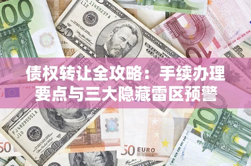 济南债权转让全攻略：手续办理要点与三大隐藏雷区预警