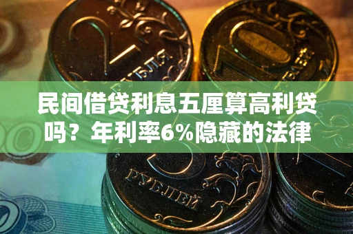 济南民间借贷利息五厘算高利贷吗？年利率6%隐藏的法律风险全解析
