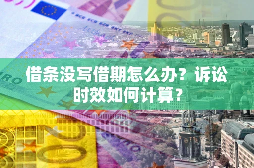 济南借条没写借期怎么办？诉讼时效如何计算？