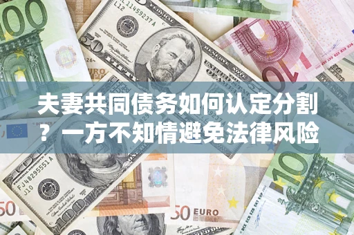 济南夫妻共同债务如何认定分割？一方不知情避免法律风险必看！